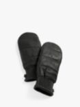 Ted Baker Eldodie Leather Mittens, Black