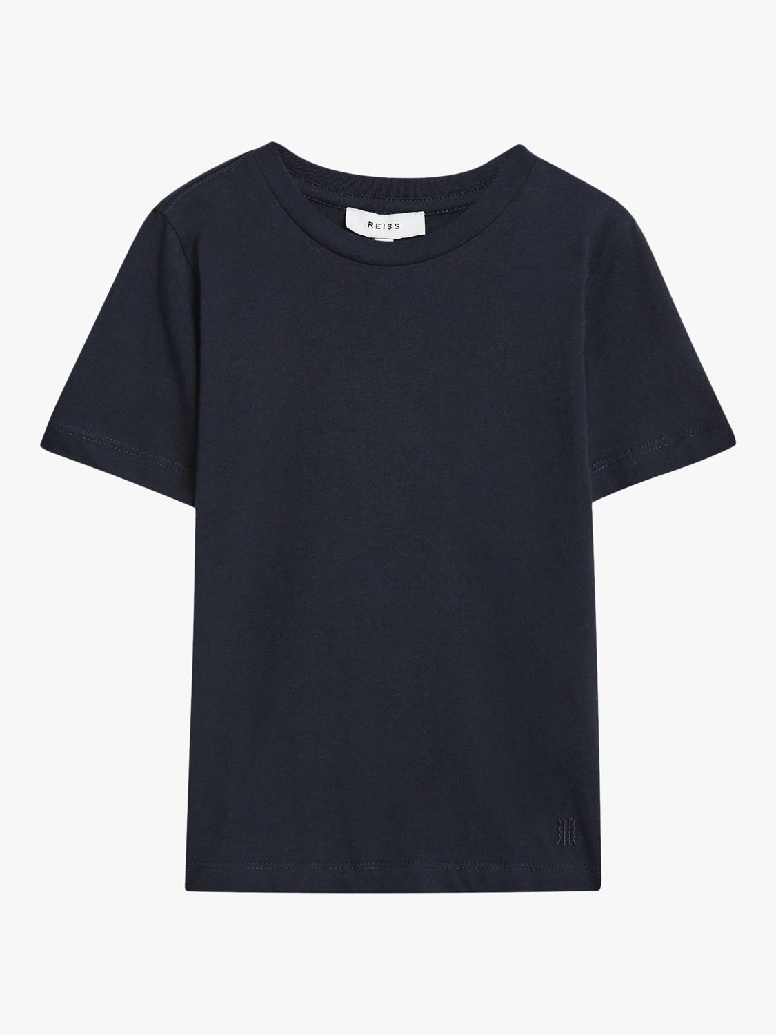 Reiss Kids' Bless Cotton T-Shirt, Navy at John Lewis & Partners