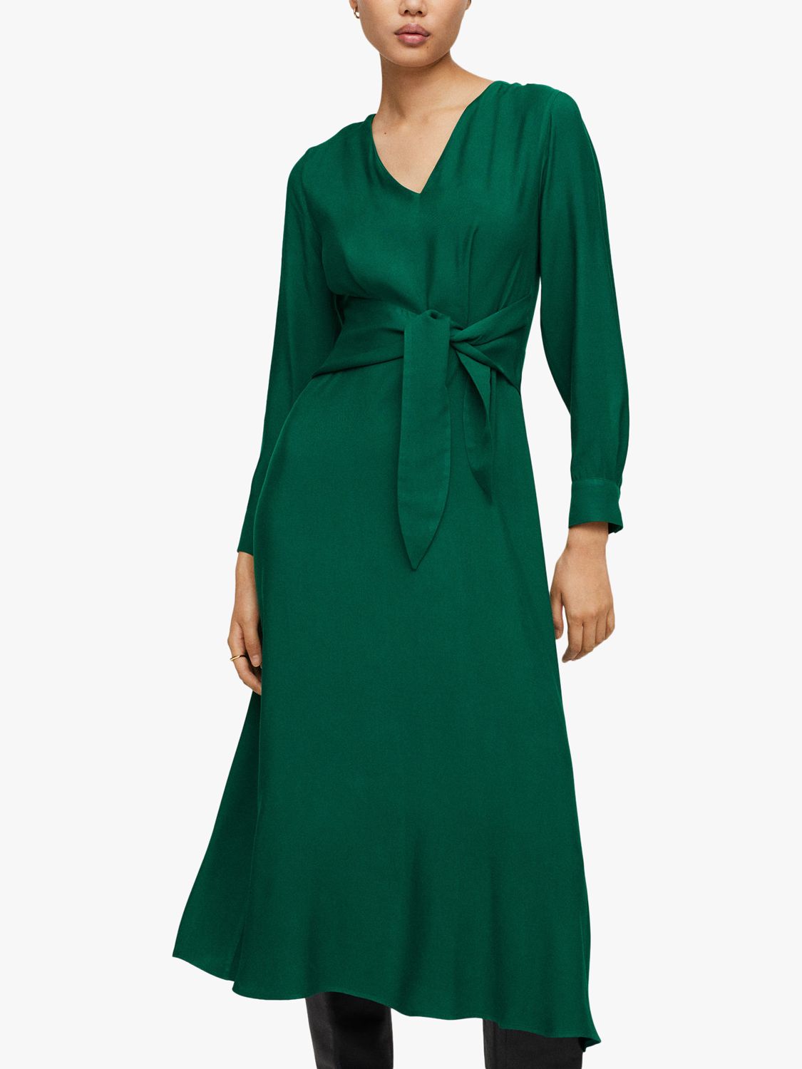 Mango Nala Midi Dress, Green