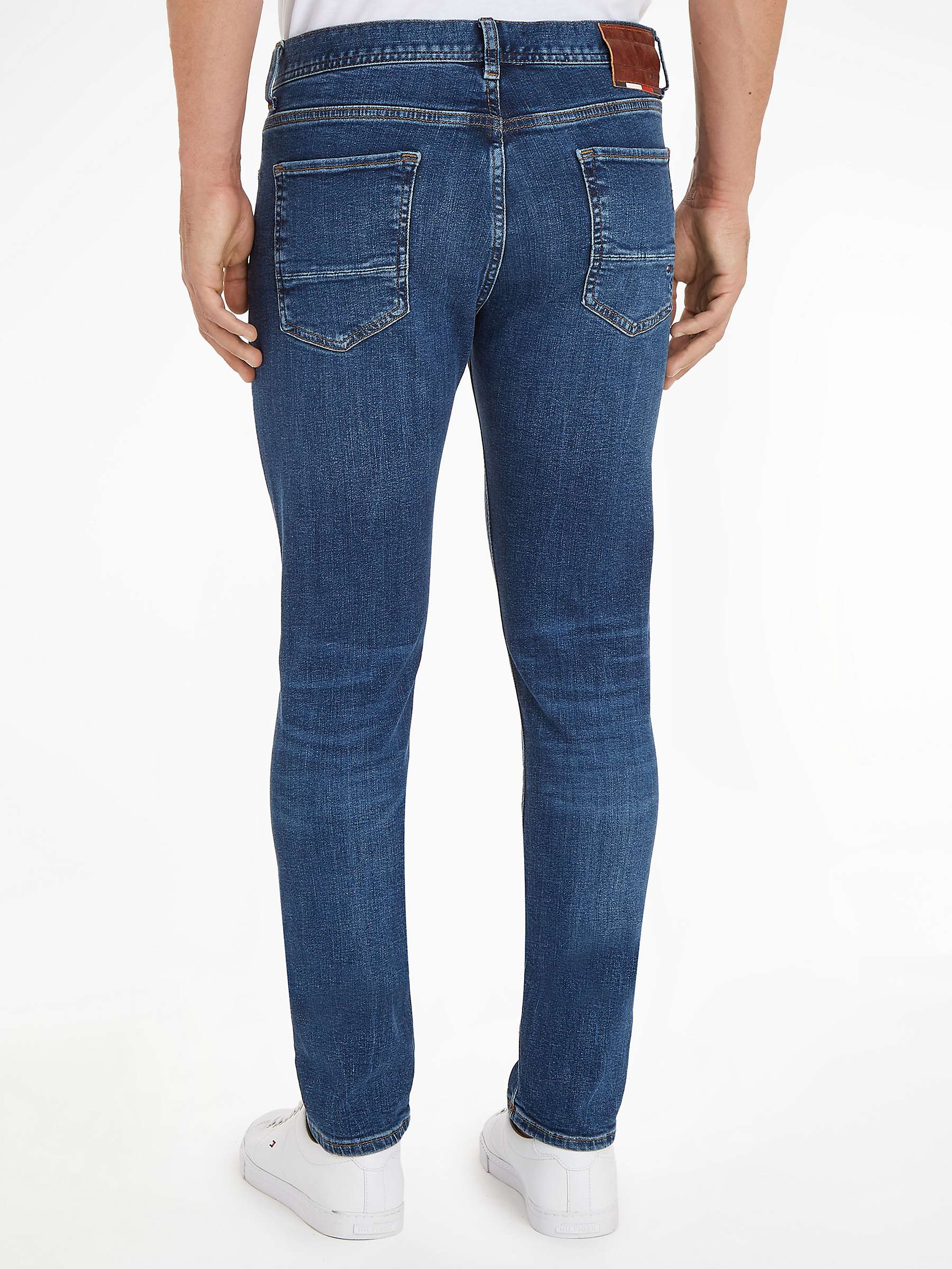 Tommy Hilfiger Core Slim Fit Bleecker Jeans, Oregon Indigo at John ...
