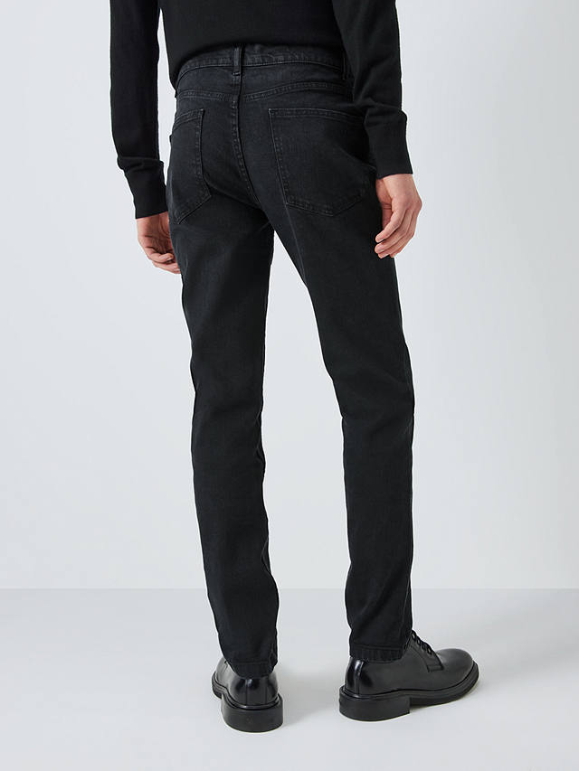 Kin Slim Tapered Fit Denim Jeans, Black at John Lewis & Partners