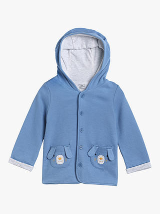 Mini Cuddles Baby Puppy Pocket Jacket, Blue at John Lewis & Partners