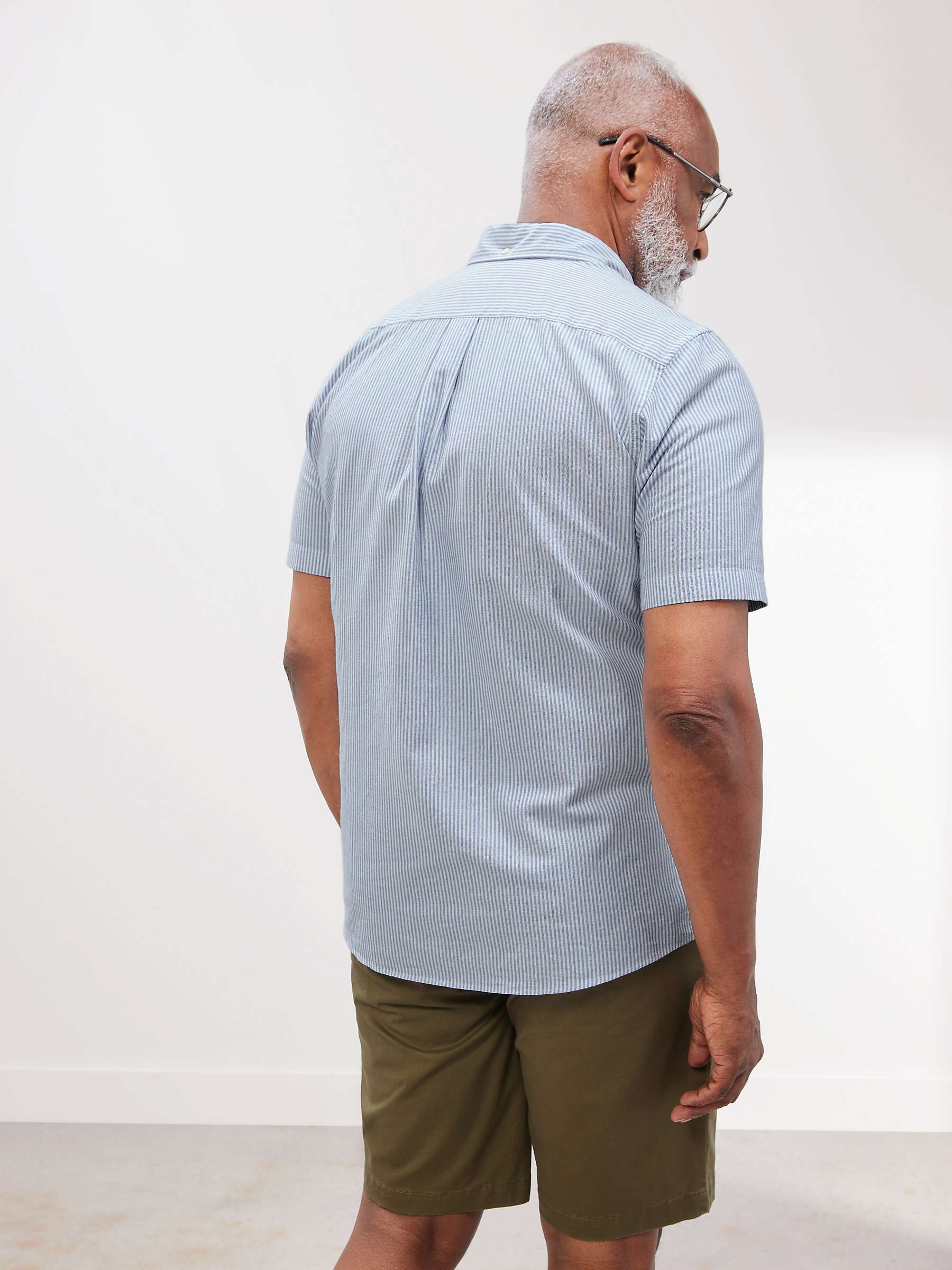 Buy John Lewis Regular Fit Short Sleeve Stripe Shirt Online at johnlewis.com