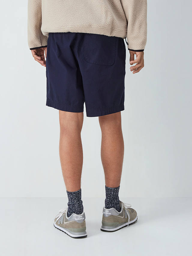 John Lewis ANYDAY Cotton Ripstop Shorts, Navy