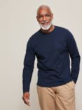 John Lewis & Partners Cotton Long Sleeve Pocket T-Shirt
