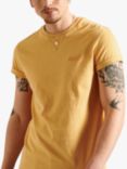 Superdry Organic Cotton Vintage Logo Slim Fit T-Shirt, Ochre Marl