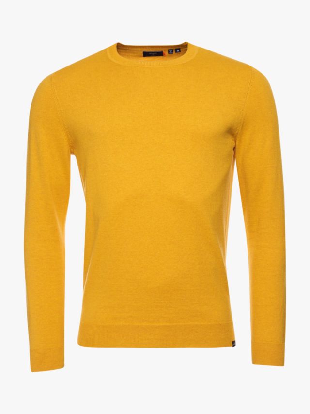 Superdry Vintage Jumper, Cashmere Tumeric Embroidered Blend Marl, S