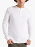 Superdry Organic Cotton Long Sleeve Waffle Henley Top