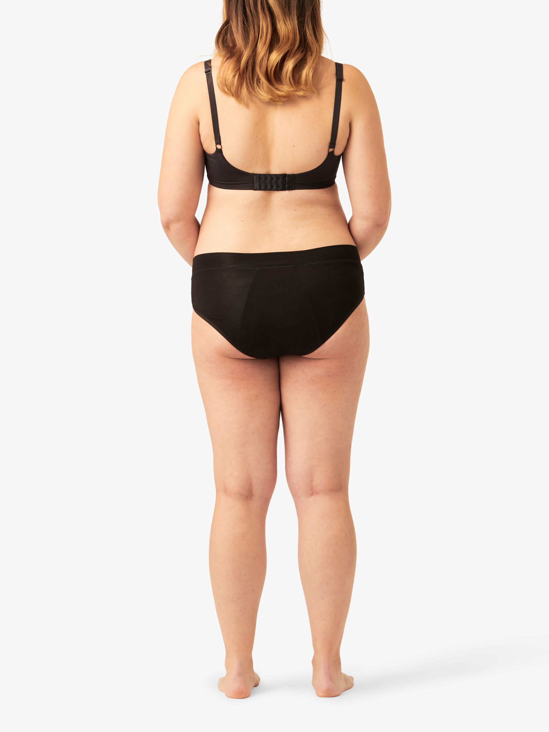 Modibodi Classic Full Brief Heavy/Overnight Absorbency Knickers, Black at  John Lewis & Partners
