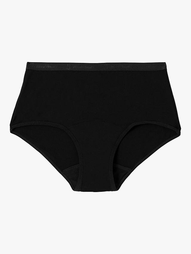 Modibodi Classic Full Brief Light to Moderate Absorbency Knickers, Black