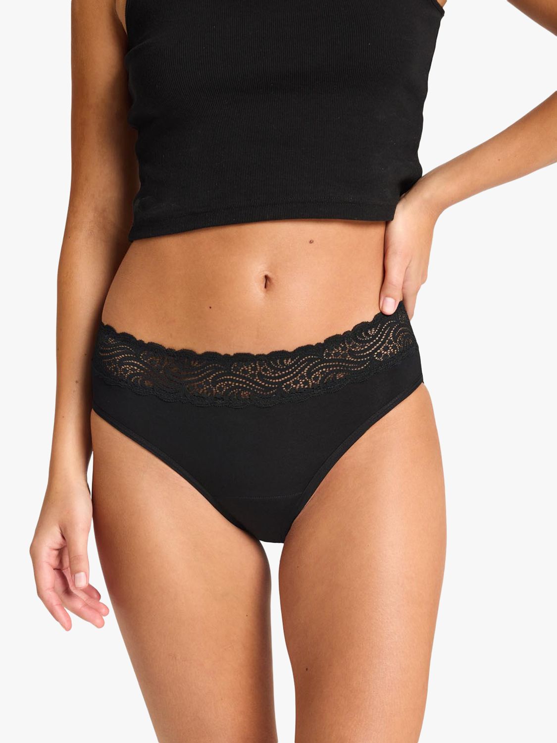 Buy Modibodi Period Underwear Sensual Bikini Light-moderate Black 06/2xs  2024 Online