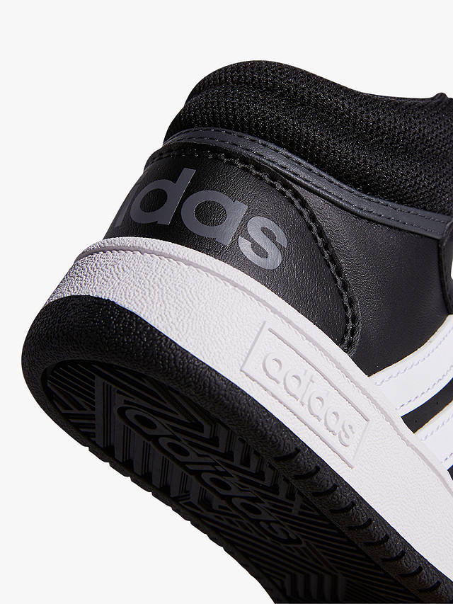 adidas Kids' Hoops Mid Trainers, Core Black