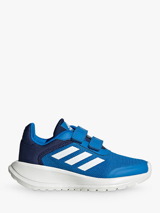 adidas Kids' Tensaur Run Trainers, Blue Rush/Core White/Dark Blue