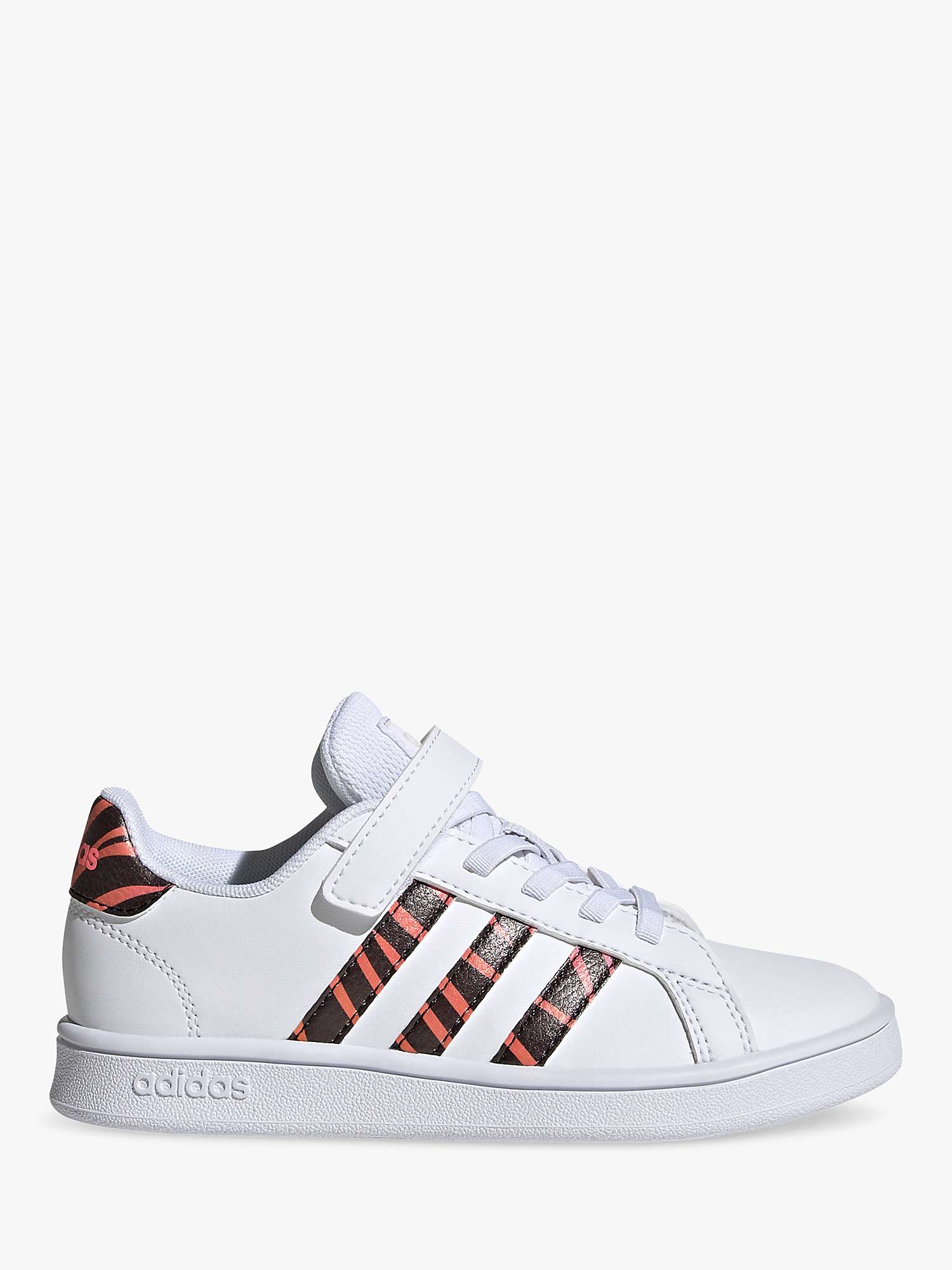 Buy adidas Children's Grand Court Riptape Trainers Online at johnlewis.com