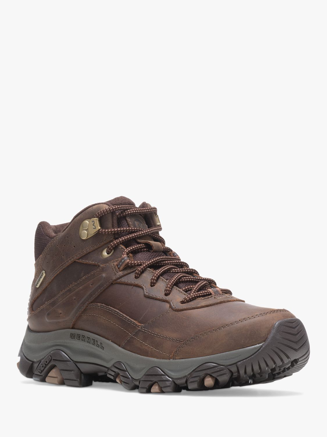 Merrell MOAB Adventure 3 Mid Waterproof Men's Hiking Shoes, Earth, 7