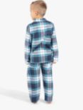 Cyberjammies Kids' Lewis Check Pyjama Set, Blue
