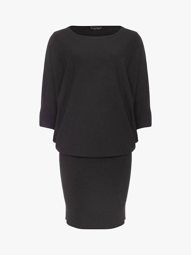 Phase Eight Becca Batwing Knitted Dress, Charcoal