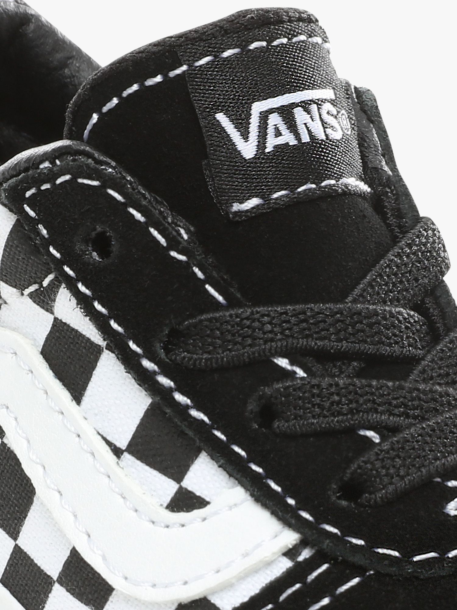 Vans Kids' Ward Slip-On Trainers, Black/True White, 5 Jnr