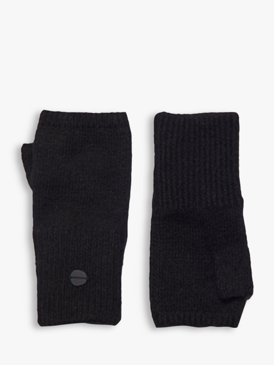 Superdry Studios Luxe Half Gloves, Black