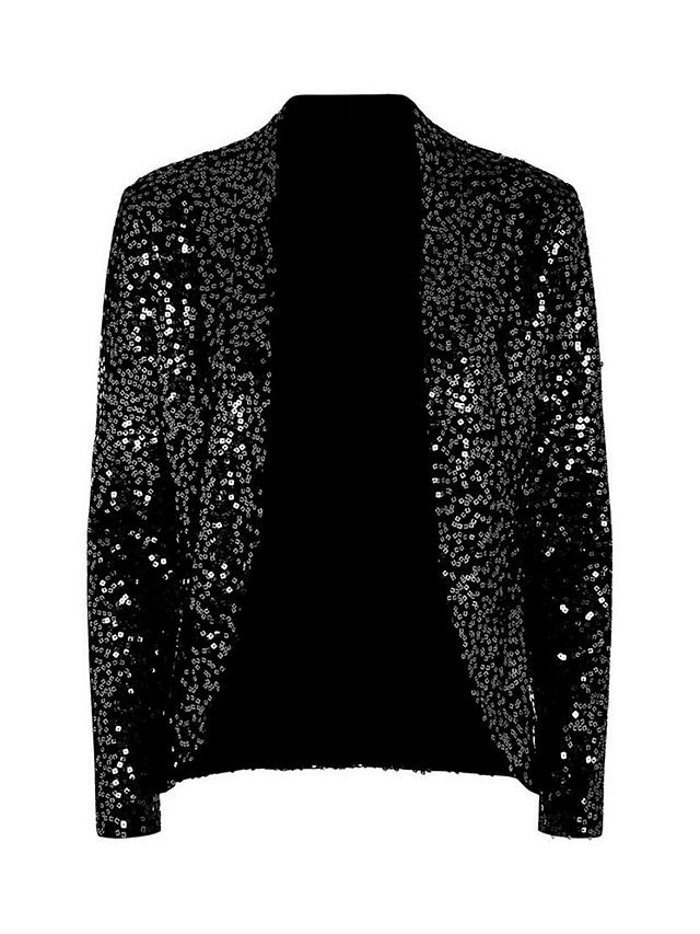 HotSquash Sequin Jacket, Black