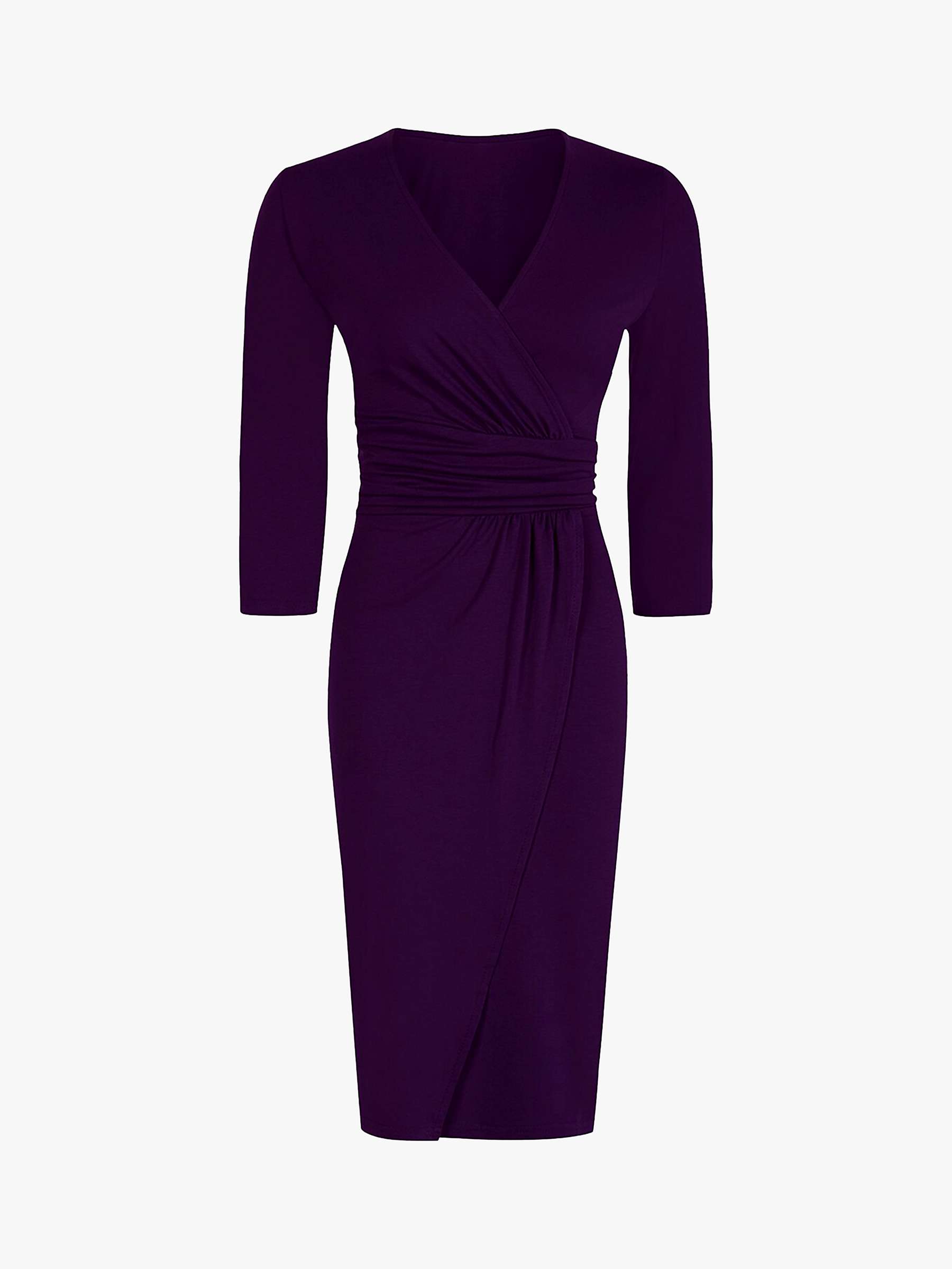 Buy HotSquash Ascot Knee Length Mock-Wrap Dress Online at johnlewis.com