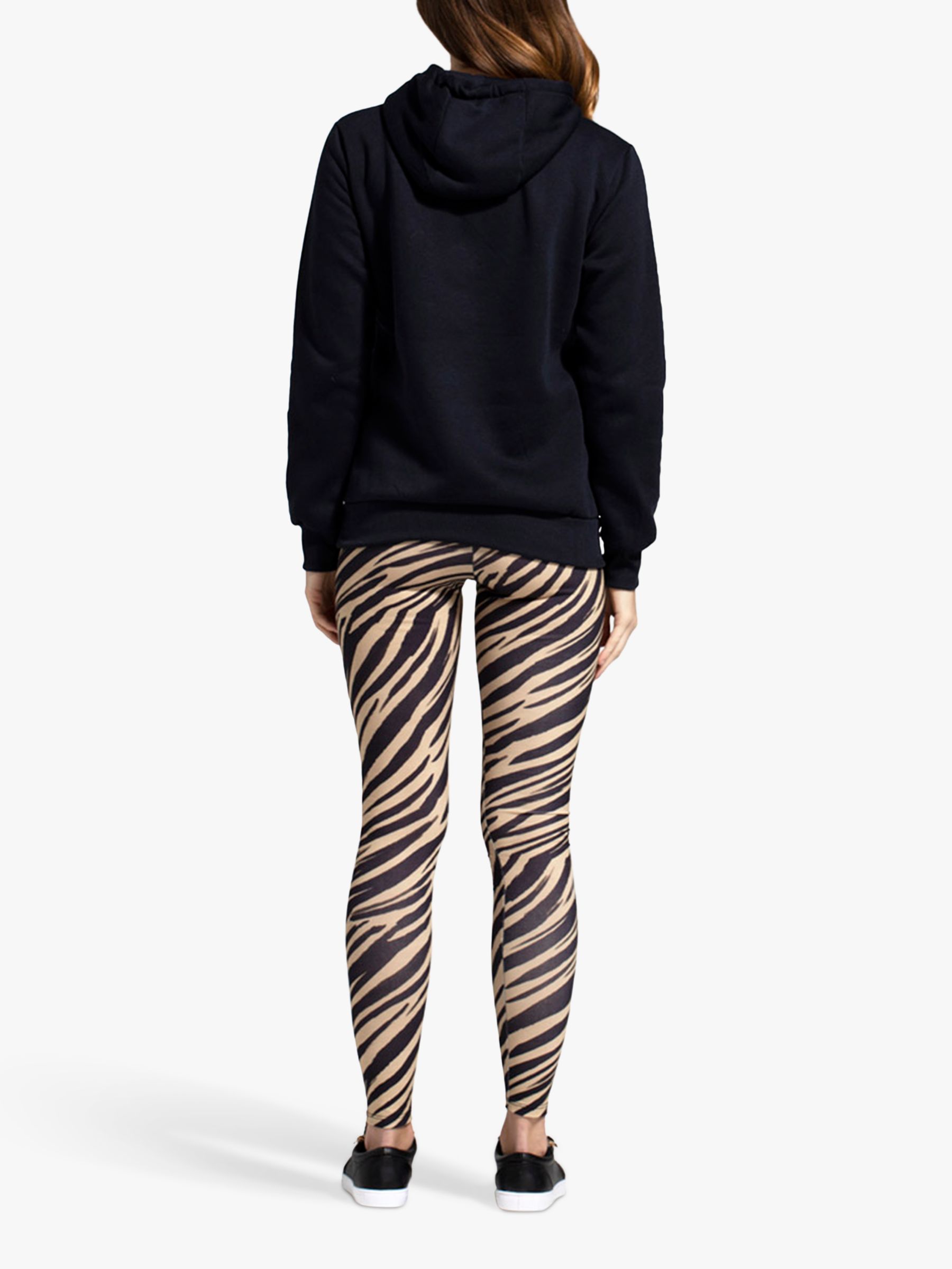 Buy HotSquash All Day Animal Print Leggings, Camel/Multi Online at johnlewis.com