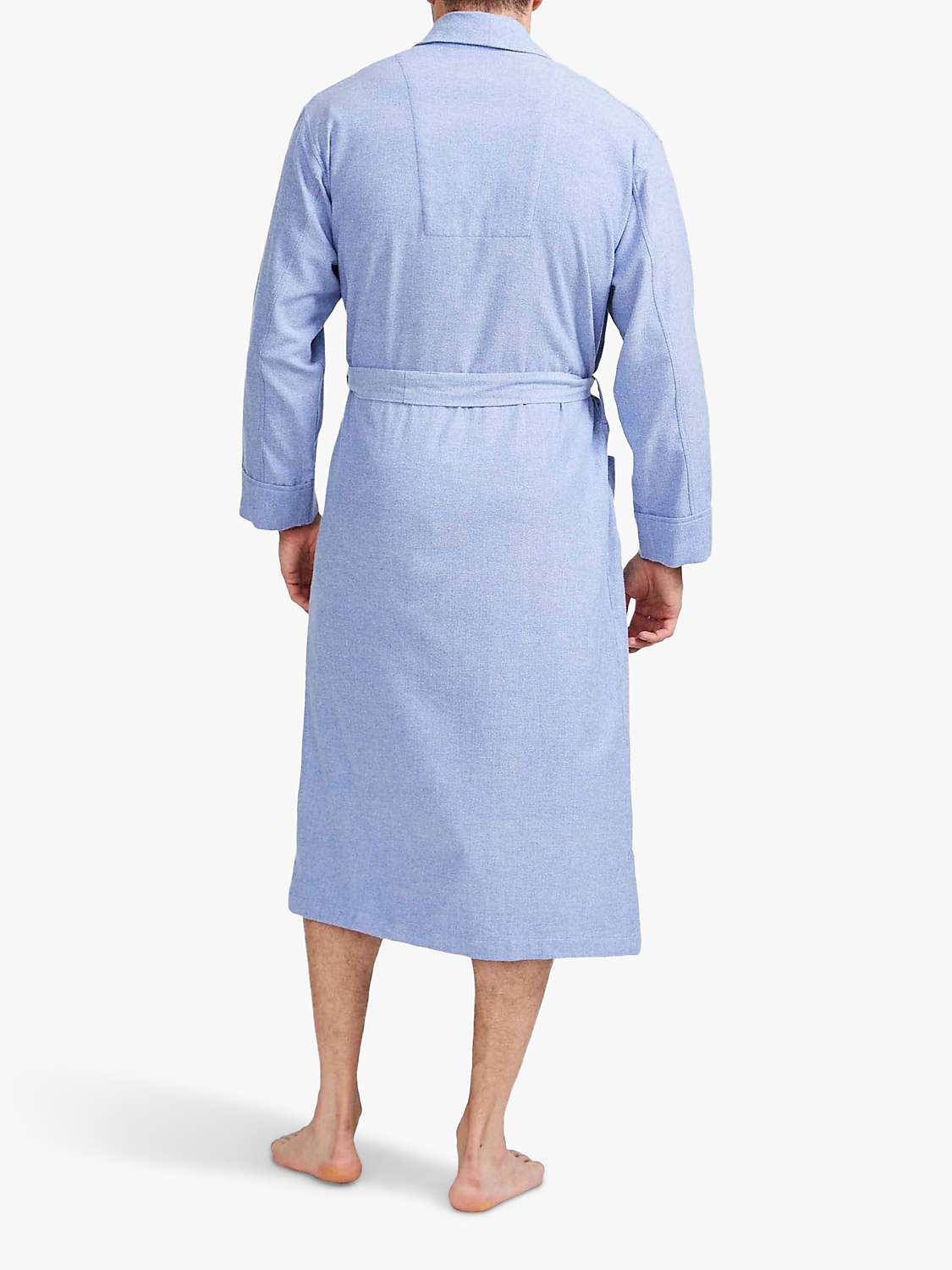 Buy British Boxers Herringbone Brushed Cotton Dressing Gown Online at johnlewis.com