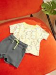 John Lewis ANYDAY Baby Pomme T-Shirt & Shorts, Yellow