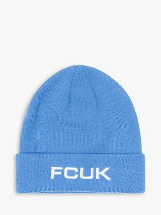 French Connection Bold Embroidered Logo Beanie Hat