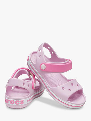 Crocs Kids' Crocband Sandals, Ballerina Pink