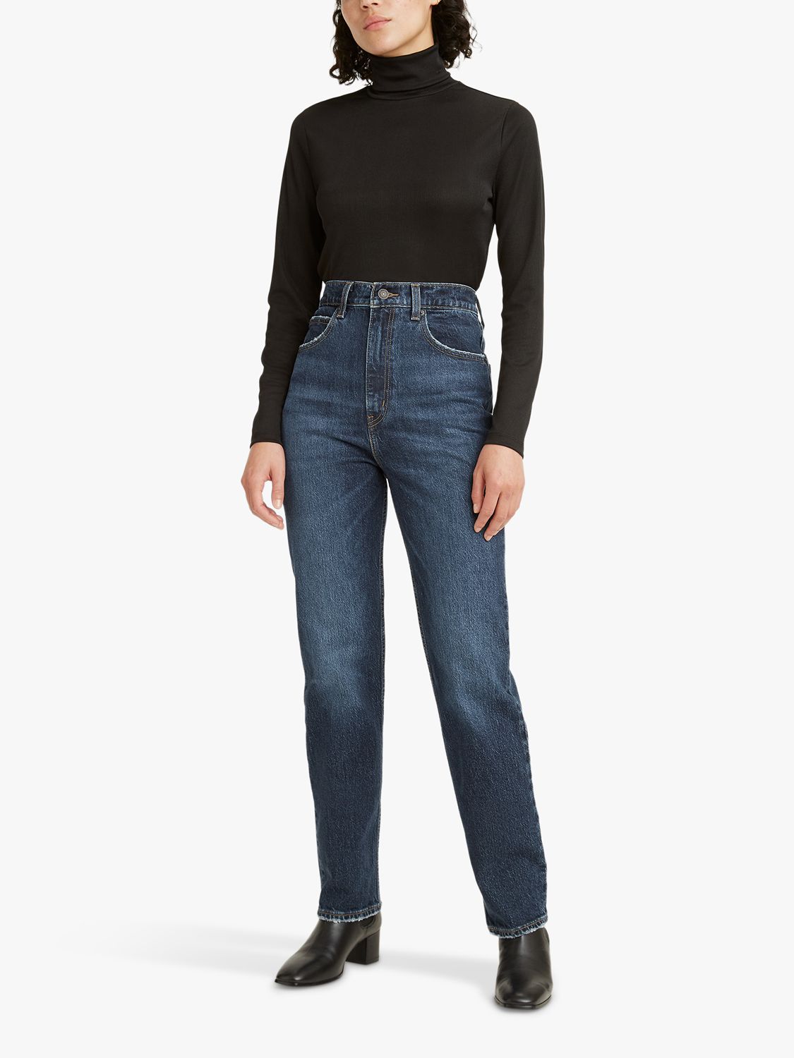 Levi's 70's High Rise Straight Cut Jeans, Sonoma Hills at John Lewis &  Partners