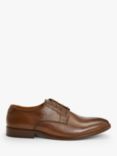 John Lewis Easy Leather Derby Shoes, Brown