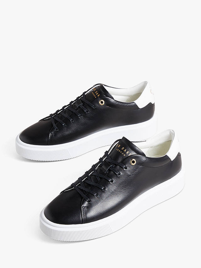 Ted Baker Lornea Leather Chunky Trainers, Black