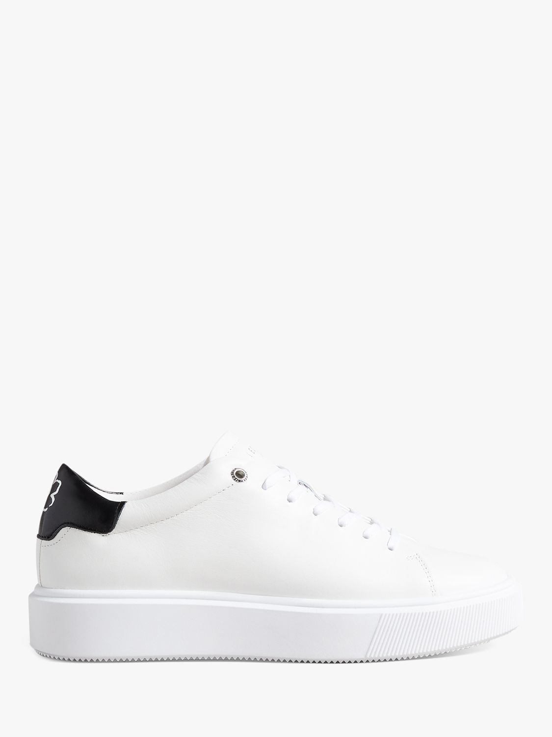 Ted Baker Lornea Leather Chunky Trainers, White at John Lewis & Partners