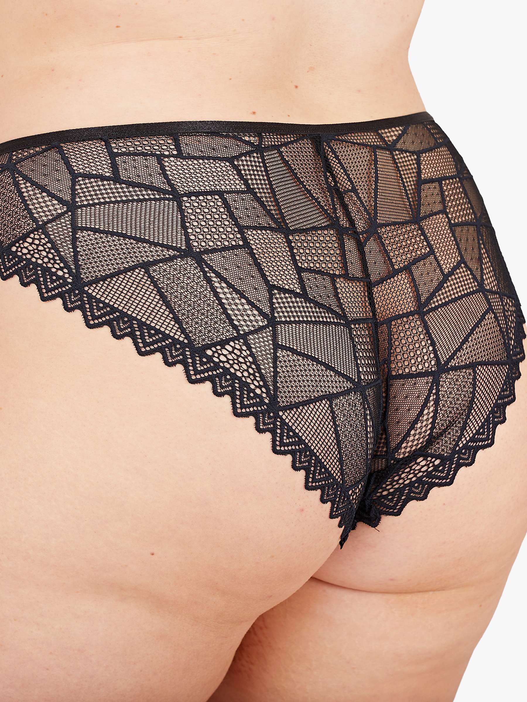 Buy Oola Lingerie Geometric Lace Knickers Online at johnlewis.com