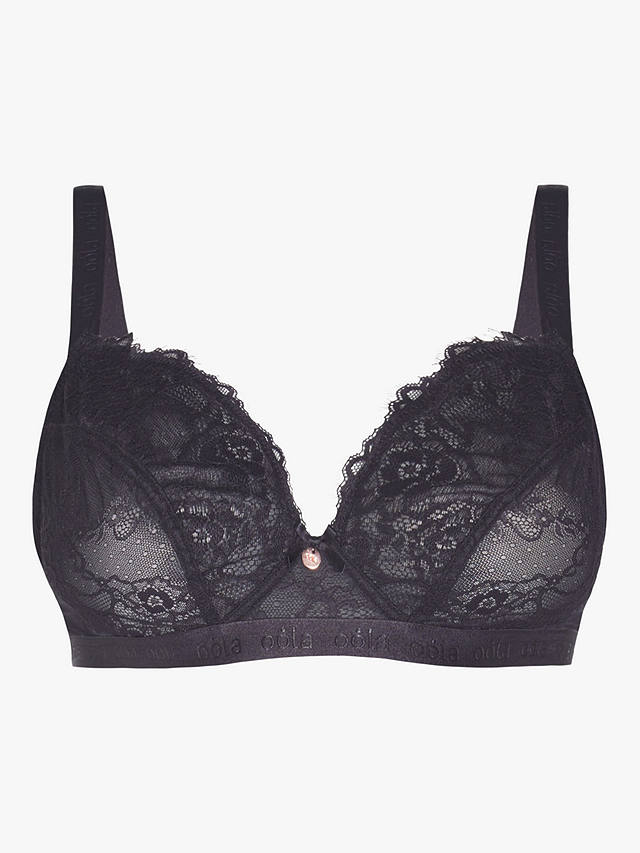 Oola Lingerie Lace and Logo Non Wired Soft Bra