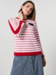 Persona by Marina Rinaldi Adore Stripe Sweater, Pink