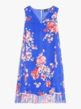 Marina Rinaldi Dorothy Floral Dress, Cornflower/Multi