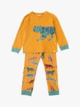 White Stuff Kids' Tiger Pyjama Set, Yellow