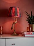 John Lewis + Matthew Williamson Peacock Tapered Lampshade, Red