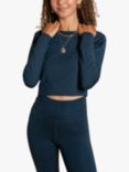 Girlfriend Collective Cropped Slim Fit Top