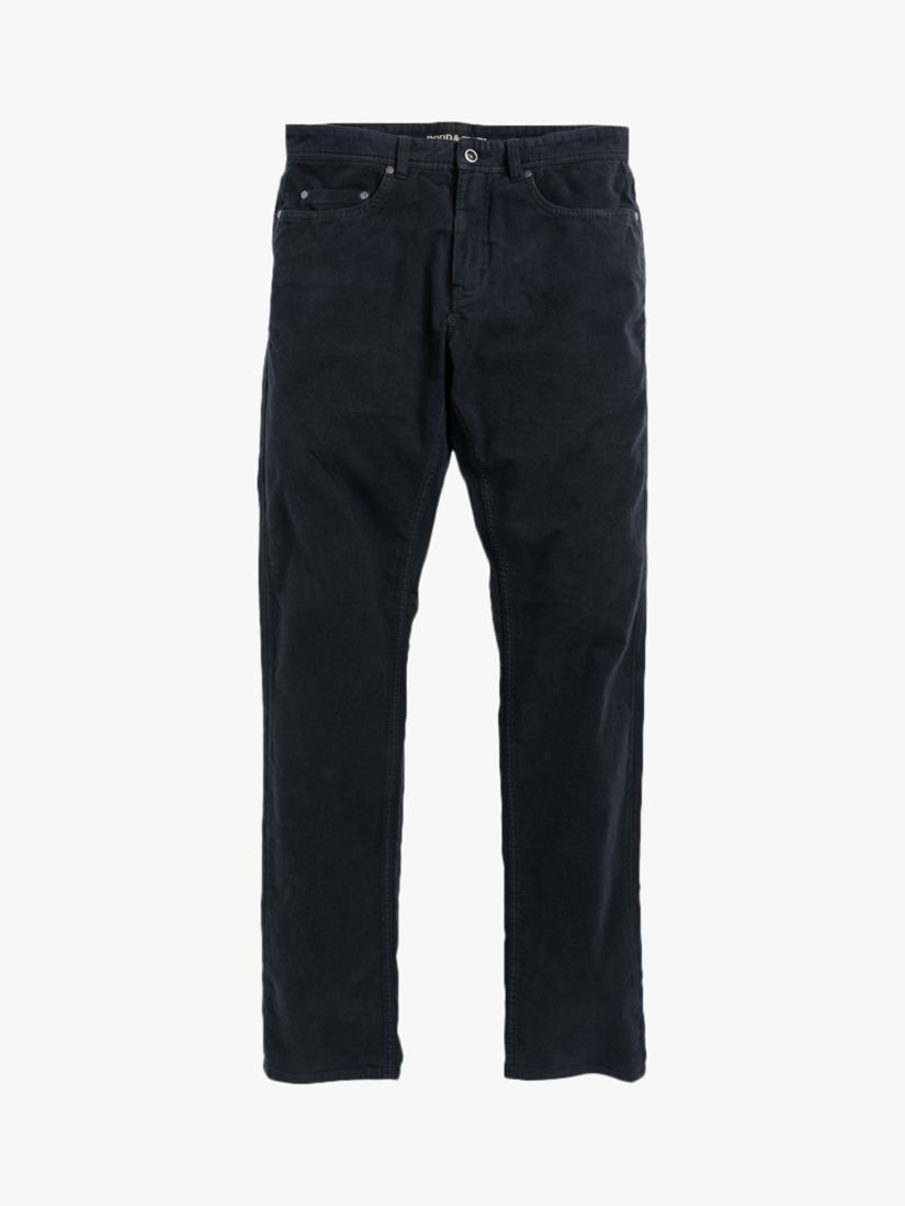 Rodd & Gunn Albury Moleskin Jeans, Navy at John Lewis & Partners