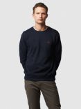 Rodd & Gunn Gunn Cotton Crew Neck Sweatshirt, Eclipse