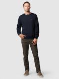 Rodd & Gunn Gunn Cotton Crew Neck Sweatshirt, Eclipse