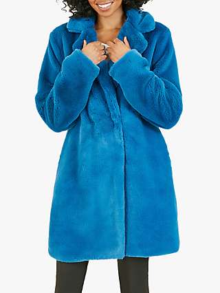 Yumi Faux Fur Mid Length Coat