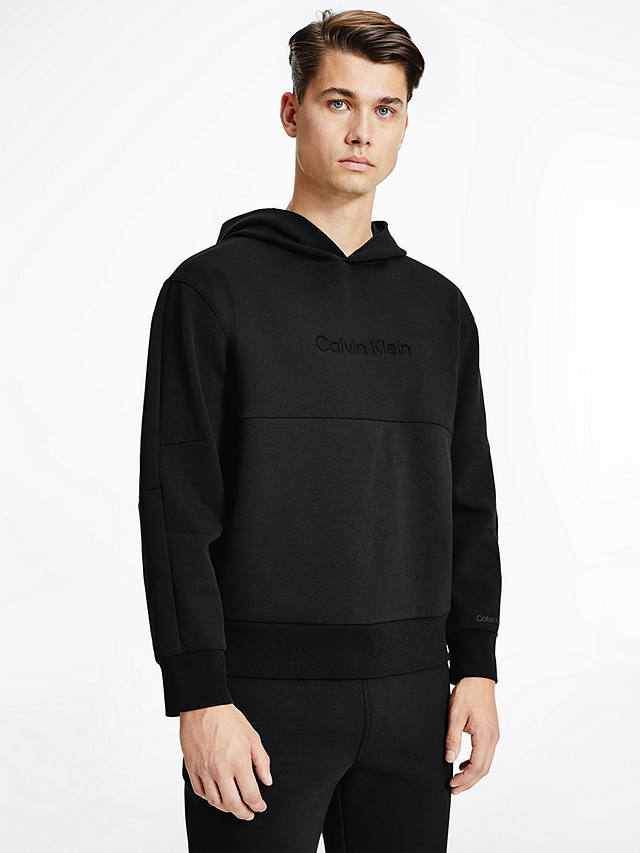 Calvin Klein Debossed Logo Hoodie, Ck Black