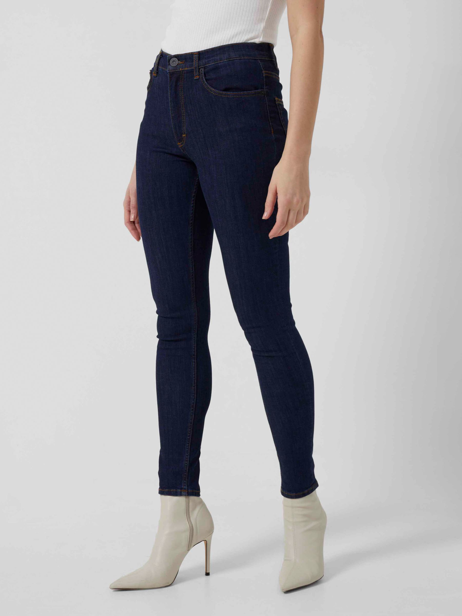 Buy French Connection Skinny Jeans, Blue/Black Online at johnlewis.com