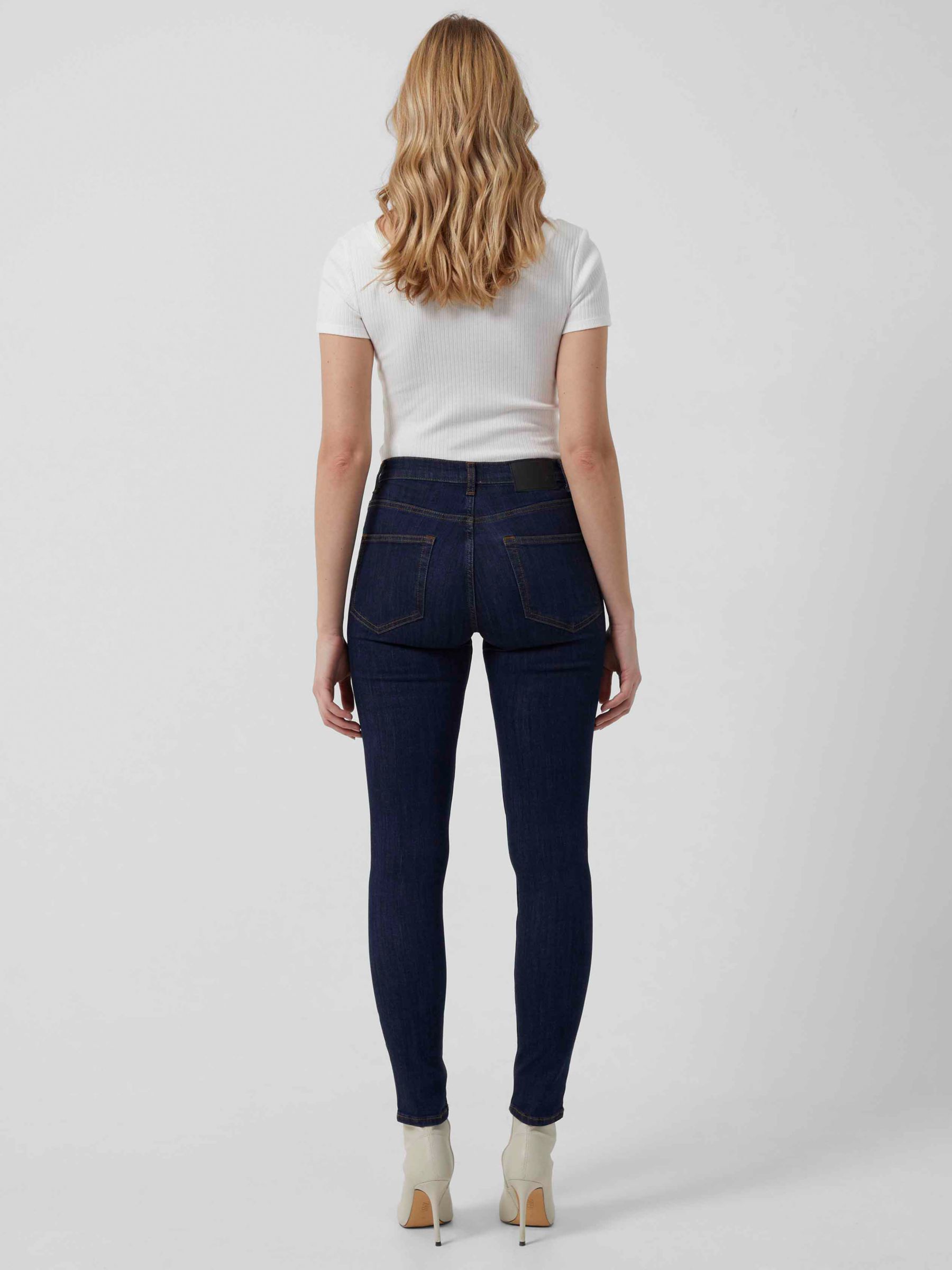 French Connection Skinny Jeans, Blue/Black at John Lewis & Partners