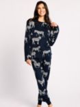 Chelsea Peers Zebra Print Recycled Pyjama Set