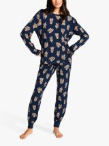 Buy DKNY Signature Top And Joggers Pyjama Set from Next Luxembourg